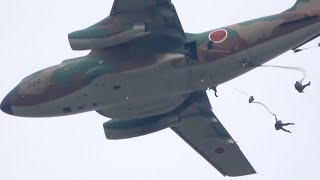 入間航空祭2019 C-1輸送機4機による展示飛行 全課目［4K］