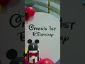 Mickey Mouse Balloon Garland