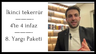 İkinci tekerrür (4’te 4) kalkıyor | Denetimli Serbestlik süresi değişiyor | 8. Yargı paketi