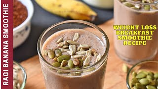 Ragi Banana Smoothie | Millet recipes | Diet for Weight Loss || Palates Desire