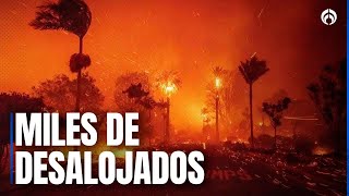 Incendios en California: Viviendas de lujo consumidas por el fuego