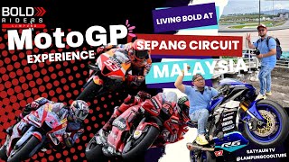 MotoGP experience at Sepang Circuit Malaysia ! Race day Bastianini (Ducati Gresini) with BOLD RIDERS