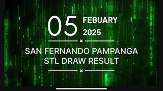 3rd Draw STL Pampanga February 5, 2025 (Wednesday)