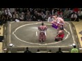 横綱稀勢の里、ラオウの化粧回しで横綱土俵入り／向正面バージョン