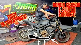 HONDA CB650R E-CLUTCH FULL EXHAUST | FIRST IN PHILIPPINES | SOUND CHECK | IN-LINE 4 | JMAC ORION