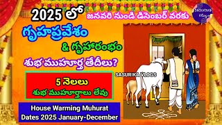 2025 Gruhapravesam Muhurtham Dates House Warming Dates In 2025 2025