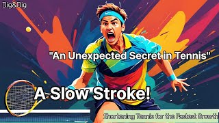 Shortening Tennis - A Slow Stroke! \