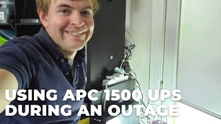 Using My APC UPS During a Real Power Outage