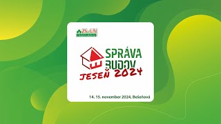 Konferencia Správa budov jeseň 2024