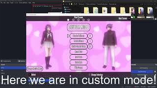 Yandere Simulator Tutorial: How to use Custom mode!