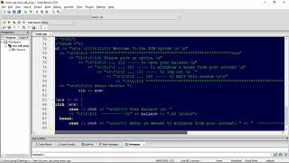 how to create a atm system with pin using c++