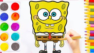 como DIBUJAR a BOB ESPONJA facil - how to draw spongebob squarepants