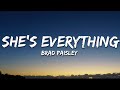 Brad Paisley - She's Everything (Lyrics)