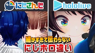 【にじさんじホロライブ比較02】細かすぎて伝わらない にじホロVtuberの違いまとめ【レオス・大空スバル・はあちゃま・宝鐘マリン・夏色まつり・みこち・樋口楓・舞元・力一】