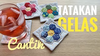 Cara Membuat Tatakan Gelas dari Kain Perca  l DIY Coaster l DIY Tatakan Gelas