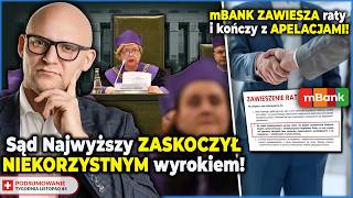 NAGŁY ZWROT Sądu Najwyższego w sprawach FRANKOWYCH! (ULGA ODSETKOWA, MBANK, ZAWIESZENIE, BPH, SN)