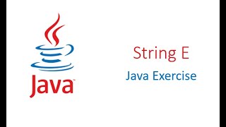 String E || Java Exercise || CodingBat.com