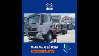 TMT Motors Sài Gòn bàn giao xe tải thùng HOWO 3 chân (CNHTC ZZ1257N61HGE1-TXW-MB)