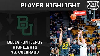 Bella Fontleroy Drills 6 3's vs. Colorado