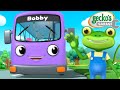 Wheels on the Bus Song! | Sing Along at Gecko's Garage | Trucks For Children | Cartoons For Kids