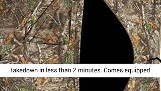 Ameristep Care Taker Ground Blind, Hubstyle Blind in Realtree Edge