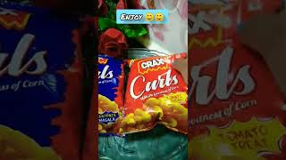 #😋 Tomato \u0026 Chatpata Crax Curls#😋 chatpata #masaledar majedar #♥️YTShorts👍