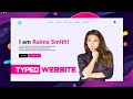 How to make an amazing auto typing website - using html and css