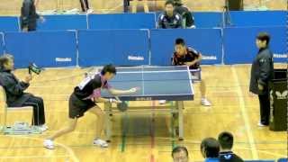 ＪＯ卓球 男子U14 羽佳翔鵬 青森 vs 田坂優太郎 広島 2012.11.17