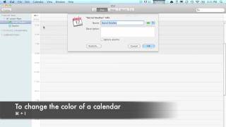 Using iCal for lesson planning