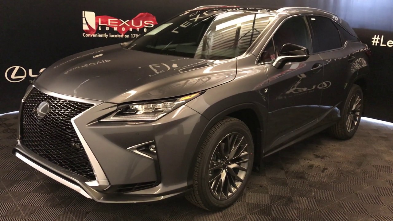 Grey 2019 Lexus RX 350 F Sport Series 3 Review Edmonton Alberta - Lexus ...