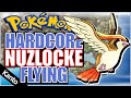 Can I beat my FIRST EVER Hardcore Nuzlocke of Pokémon Fire Red With only Flying Pokémon?