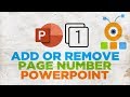 How to Add or Remove PowerPoint Page Number for Mac | Microsoft Office for macOS