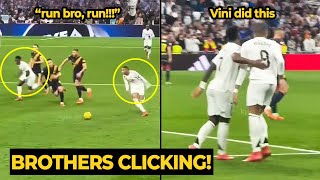 See how Vinicius treat Mbappe like his brother after assisting for his goal against Girona