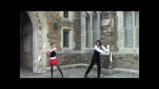 Justin and Christina - Electroswing Thing (Flowtoys 2013 partner poi video contest)