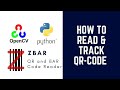 QR code reading and tracking with Python | PyZBar | OpenCV