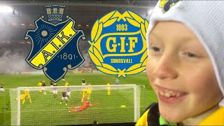 AIK vs GIF Sundsvall Match Vlogg!