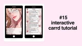 interactive carrd tutorial #15