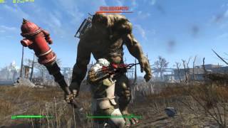 Fallout 4: Killing an Epic Behemoth with melee