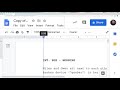 how to format a hollywood script in google docs