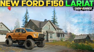 New Amazing Ford F150 Lariat in SnowRunner For All Platforms