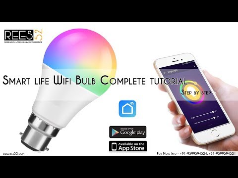 How to Use Smart Wi-Fi Bulb with Smart Life App Alexa Home Automation Complete Tutorial