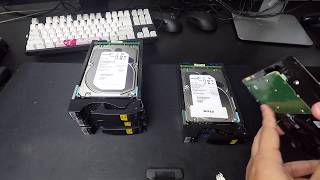 10TB for $70! How to format 520b sector SAS drives to 512b - EMC, Netapp, HP, Dell, etc.
