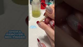 CAN THE OHORA REMOVER WORK ON JELLO JELLO PEEL OFF BASE? YES •ᴗ• #gelnails #jellojello #diynails