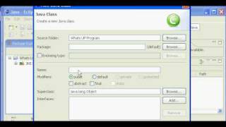 Java Screencast Tutorial 1 - Creating a Project and Class in Eclipse
