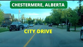 Chestermere City Drive In 4K I Chestermere Alberta Canada