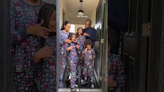 Say cheese! Wrangling the fam for holiday photos is never easy, but matching PJs make it worth it.
