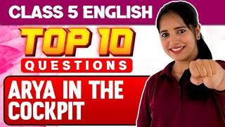 Class 5 Christmas Exam | English | Arya In The Cockpit | Important 10 Questions | Exam Winner