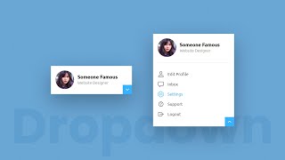 Dropdown Menu using Html CSS & Vanilla Javascript