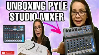 UNBOXING Part 1, Pyle PMXU83BT, Black Studio Mixer | Gorgeous Jean