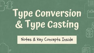 Class-3 Java Type Conversion and Casting Explained | Java Tutorial for Beginners
